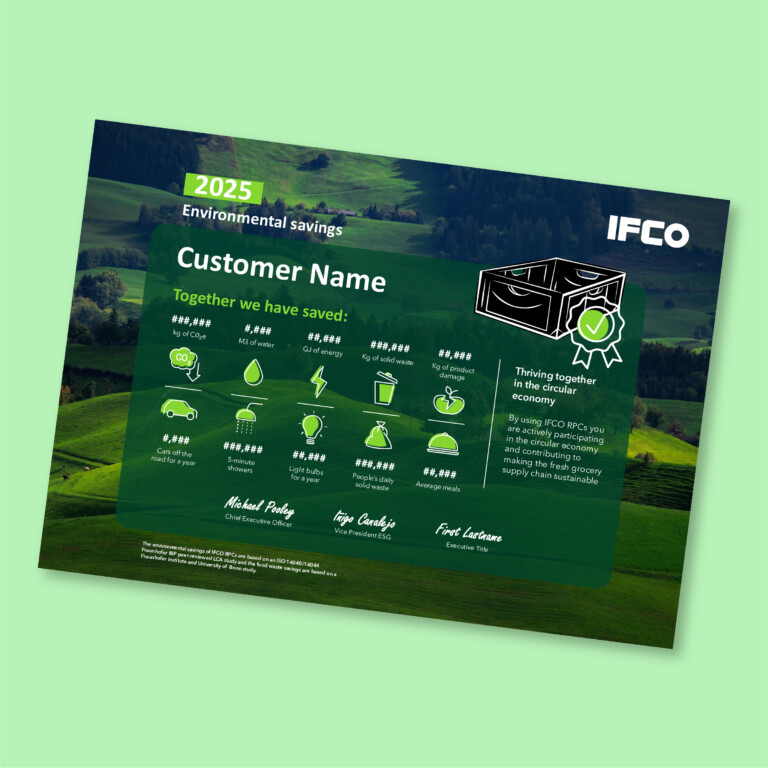 How IFCO reusable packaging supports your ESG goals