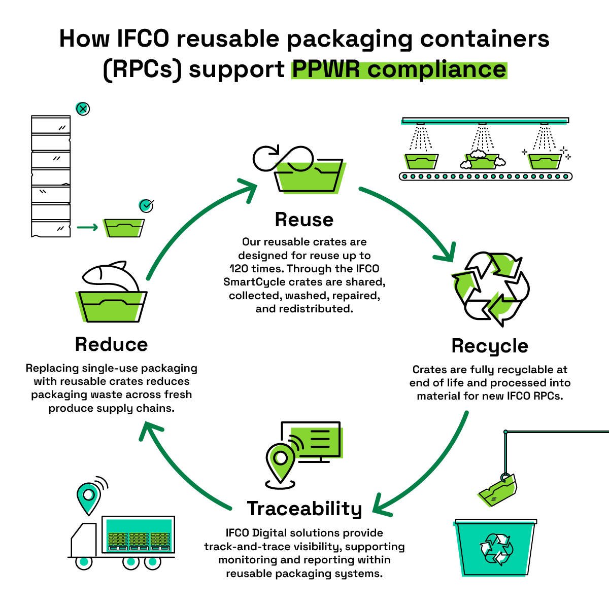 PPWR-ready fish crates: cut seafood packaging waste by 93% - IFCO
